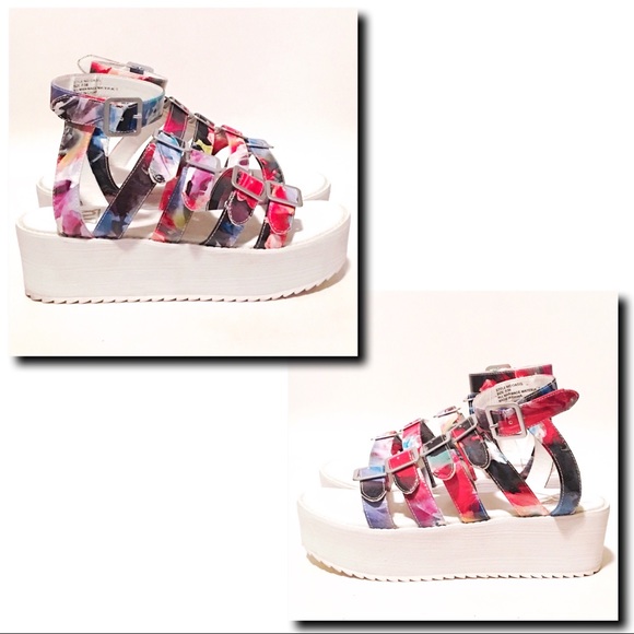 YRU Oasis Floral Flatforms - Picture 6 of 8
